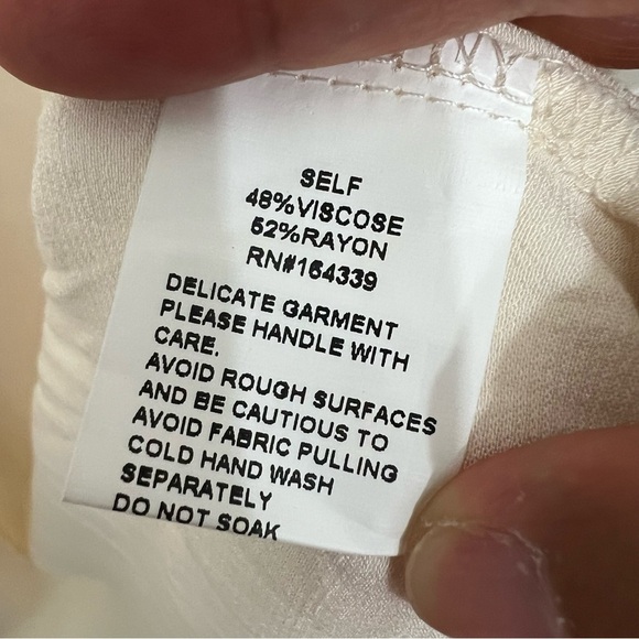 Revolve x SNDYS XS Ivory Satin Babydoll Wedding Fairy Slinky Maxi Slip Dress - Picture 12 of 14